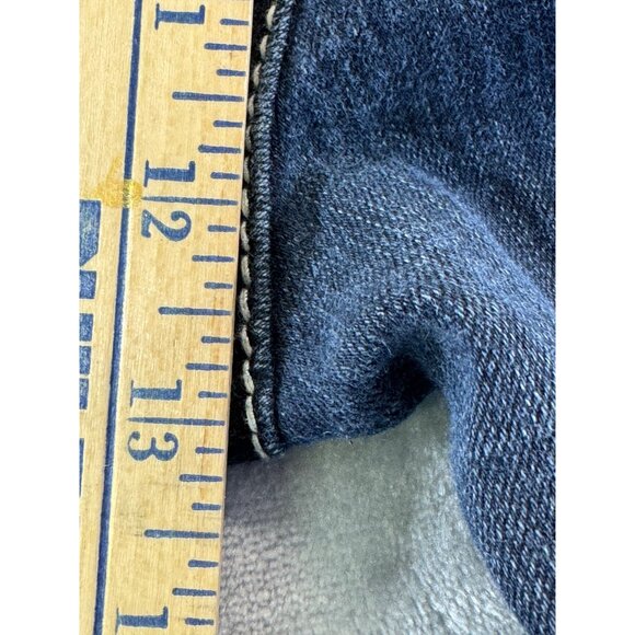Wallflower womens pants size 11 blue denim distressed jeans pre owned - Picture 15 of 16
